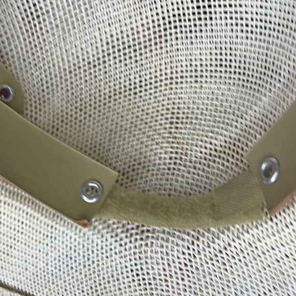 Trimingham’s Bermuda 🇧🇲 Safari Hat with Leather One Size /Vintage - Picture 7 of 8